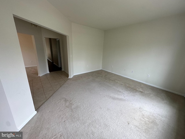 39 Sunset Ln, Columbus, NJ 08022 - carpeted empty room featuring baseboards and tile patterned flooring