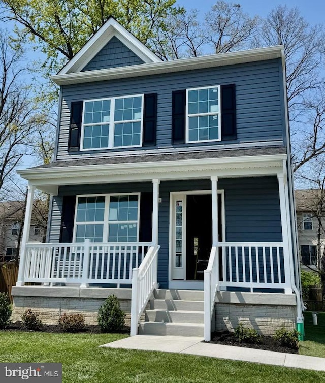 718 Delmar Ave, Glen Burnie, MD 21061 - view of front of house with a porch