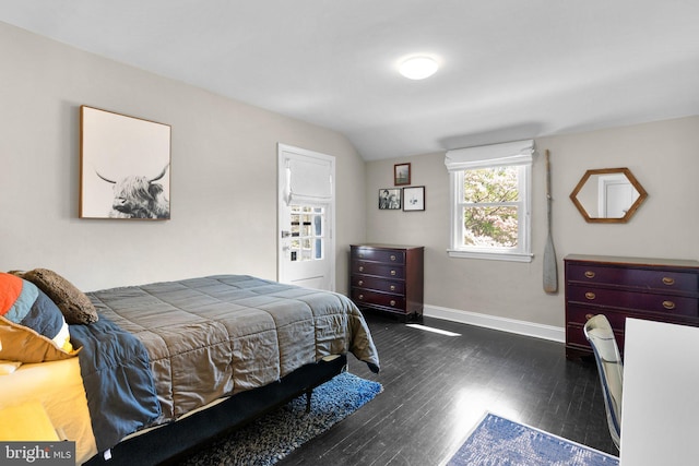 221 Williamsburg Dr, Silver Spring, MD 20901 - bedroom with dark wood-type flooring and baseboards