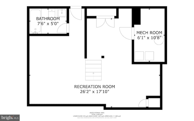 221 Williamsburg Dr, Silver Spring, MD 20901 - view of layout