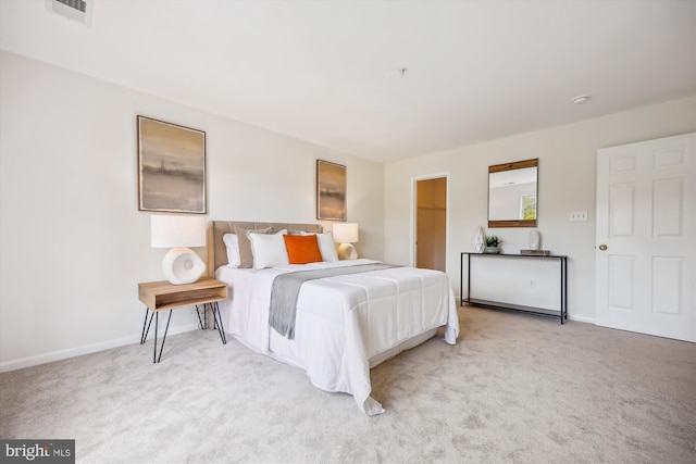 13416 Ansel Ter, Germantown, MD 20874 - carpeted bedroom with baseboards, visible vents, and a walk in closet