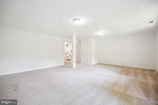 13416 Ansel Ter, Germantown, MD 20874 - unfurnished room with stairs, baseboards, light colored carpet, and visible vents