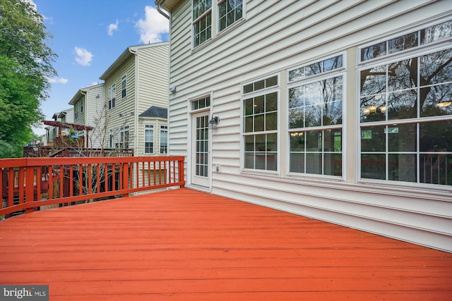 13416 Ansel Ter, Germantown, MD 20874 - view of wooden terrace