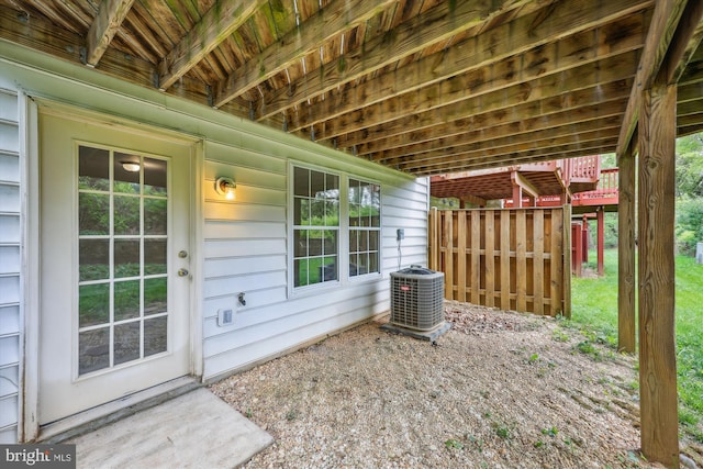 13416 Ansel Ter, Germantown, MD 20874 - view of patio with central air condition unit