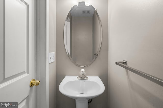 bathroom with a sink