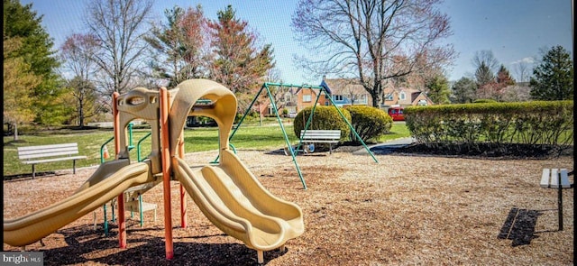 view of communal playground