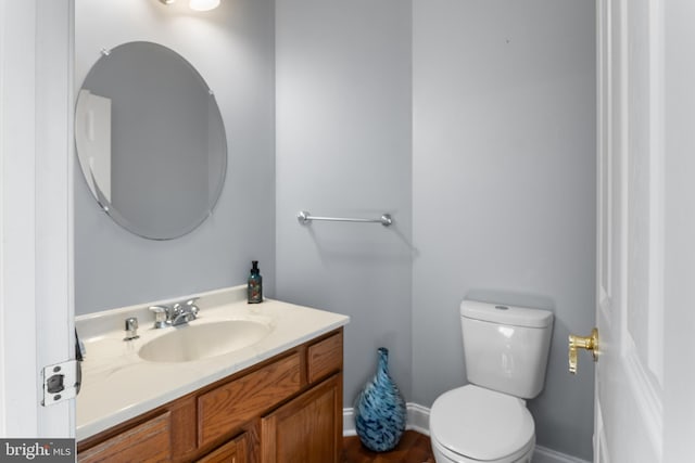 145 Rolling Ave, North East, MD 21901 - half bath with toilet, vanity, and baseboards