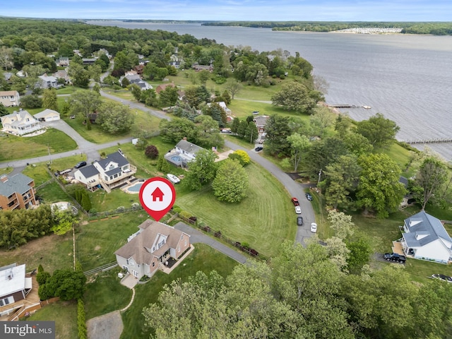 145 Rolling Ave, North East, MD 21901 - aerial view of property and surrounding area featuring a nearby body of water and nearby suburban area