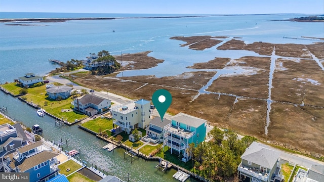 12353 Meadow Dr, Berlin, MD 21811 - aerial view with a water view