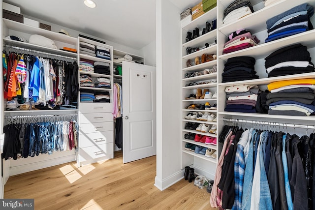 929 S 2nd St, Philadelphia, PA 19147 - spacious closet with wood finished floors