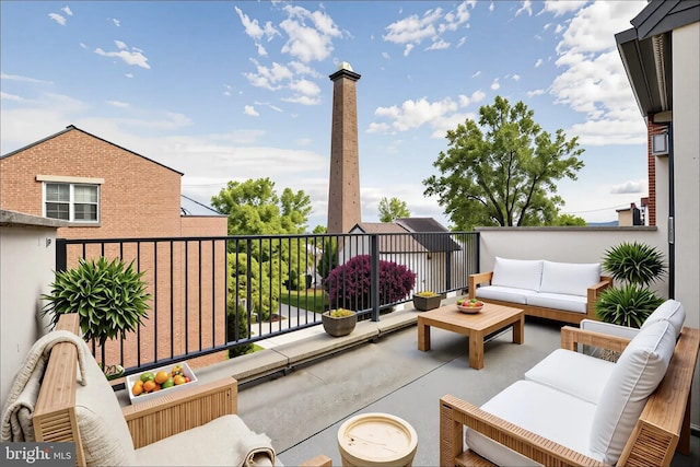 929 S 2nd St, Philadelphia, PA 19147 - view of patio / terrace featuring outdoor lounge area and a balcony