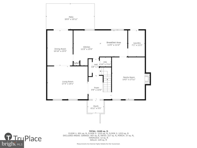 9127 Friars Rd, Bethesda, MD 20817 - property floor plan
