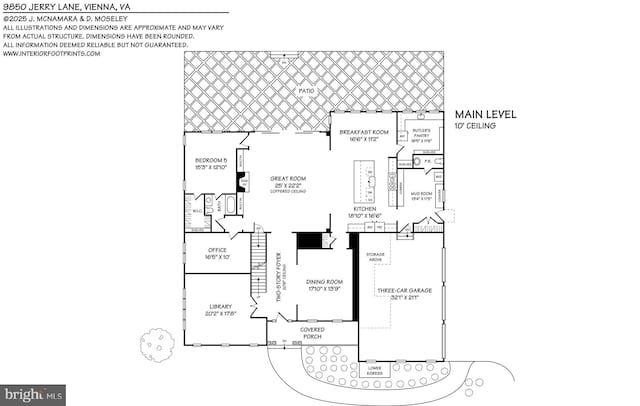 9850 Jerry Ln, Vienna, VA 22180 - floor plan / room layout