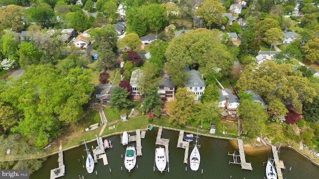 735 Dividing Rd, Severna Park, MD 21146 - drone / aerial view with a water view