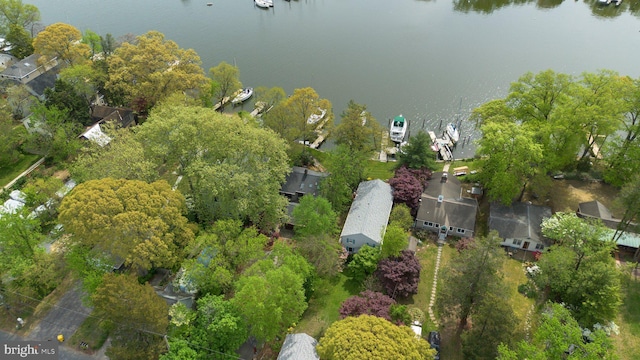 735 Dividing Rd, Severna Park, MD 21146 - bird's eye view featuring a residential view and a water view