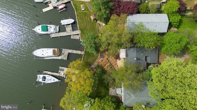 735 Dividing Rd, Severna Park, MD 21146 - bird's eye view featuring a water view