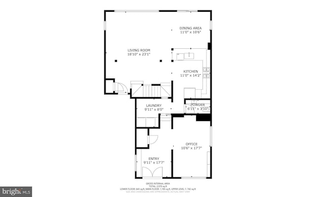 735 Dividing Rd, Severna Park, MD 21146 - view of layout