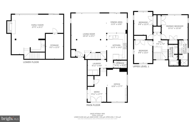 735 Dividing Rd, Severna Park, MD 21146 - plan