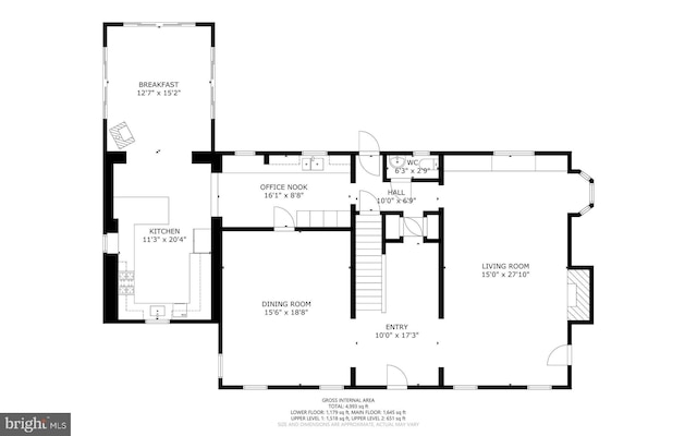 65 W Green St, Westminster, MD 21157 - floor plan