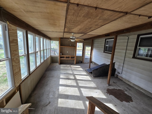 401 Timberline Dr, Mount Laurel, NJ 08054 - unfurnished sunroom with ceiling fan