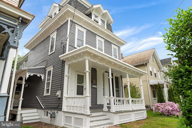 35 Walnut St, Salem, NJ 08079 - victorian home featuring a porch