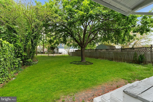 35 Walnut St, Salem, NJ 08079 - view of yard with a fenced backyard