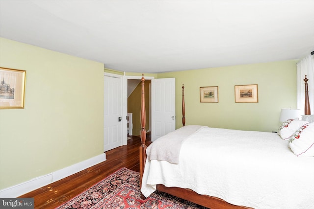 442 Ellisdale Rd, Crosswicks, NJ 08515 - bedroom with baseboards and wood finished floors