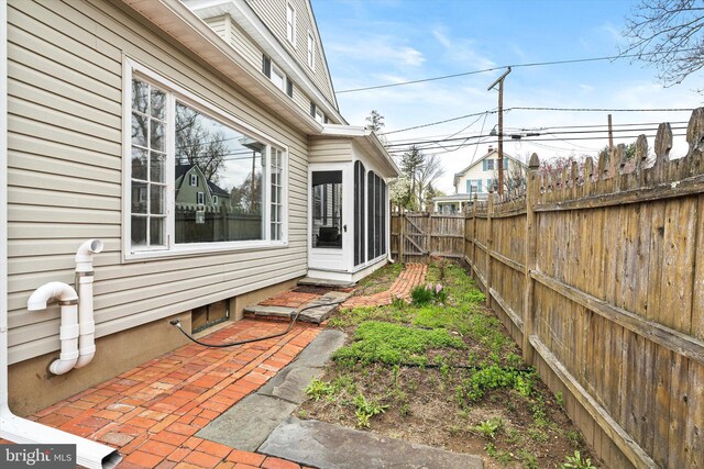 442 Ellisdale Rd, Crosswicks, NJ 08515 - view of yard with a patio area and a fenced backyard