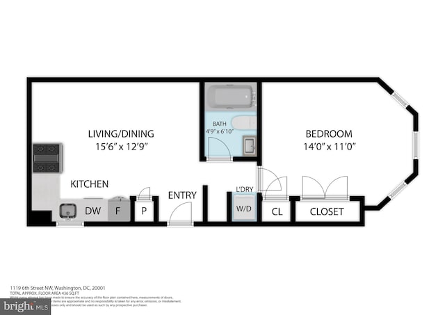 1119 6th St NW, Washington, DC 20001 - property floor plan