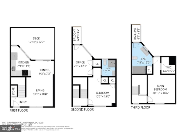 1119 6th St NW, Washington, DC 20001 - property floor plan
