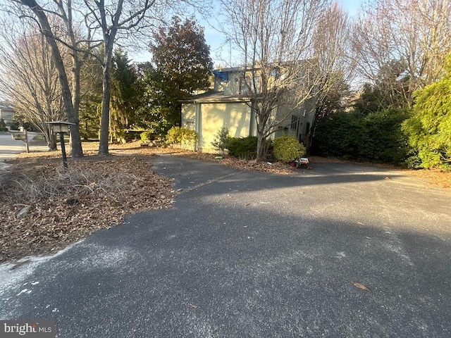 view of side of property featuring stucco siding