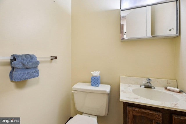 1326 Jones Station Rd, Arnold, MD 21012 - half bathroom featuring toilet and vanity
