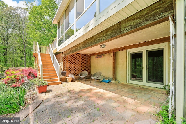 1326 Jones Station Rd, Arnold, MD 21012 - view of patio featuring stairs