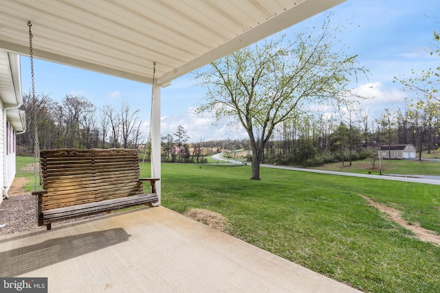 10257 Back Creek Valley Rd, Hedgesville, WV 25427 - view of patio