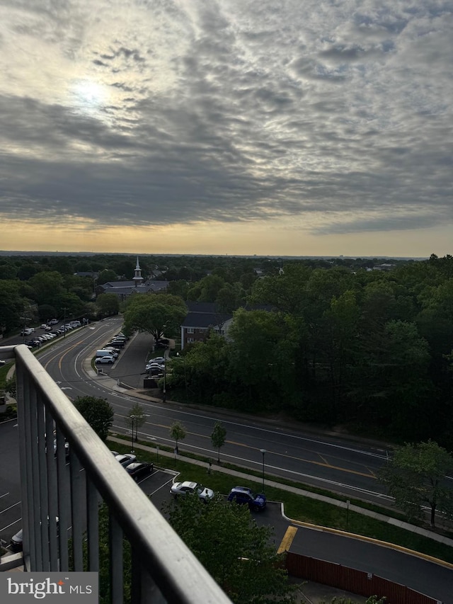 2500 N Van Dorn St Unit 1006, Alexandria, VA 22302 - view of aerial view at dusk