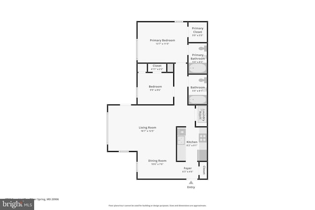 2715 Snowbird Ter Unit 4-28, Silver Spring, MD 20906 - floor plan / room layout