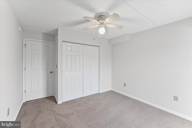 615 Brandon Rd, Norristown, PA 19403 - unfurnished bedroom featuring carpet floors, a closet, baseboards, and ceiling fan