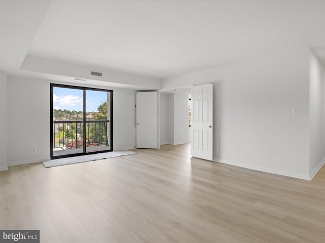 3800 Powell Ln Unit 828, Falls Church, VA 22041 - empty room featuring light wood-type flooring and baseboards