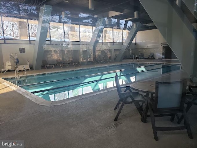 3800 Powell Ln Unit 828, Falls Church, VA 22041 - view of indoor pool
