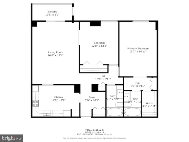 3800 Powell Ln Unit 828, Falls Church, VA 22041 - floor plan / room layout
