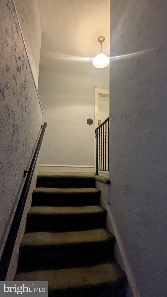 view of staircase