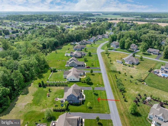 16260 Edgewater Dr, Milton, DE 19968 - aerial overview of property's location with nearby suburban area