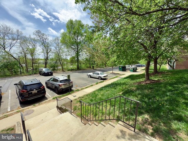 view of car parking
