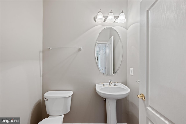 bathroom with toilet