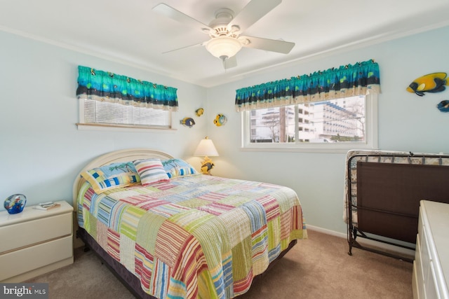 9007 Coastal Hwy, Ocean City, MD 21842 - carpeted bedroom featuring ceiling fan