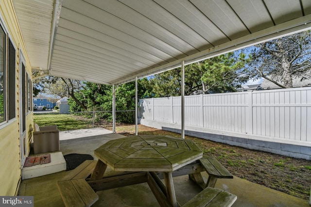 9007 Coastal Hwy, Ocean City, MD 21842 - view of patio / terrace with a fenced backyard