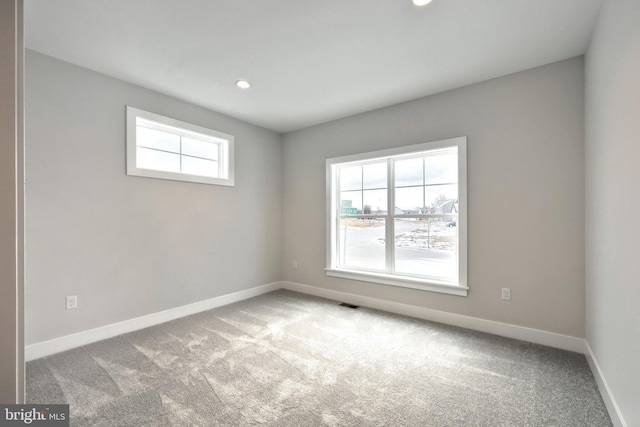 146 Wyndale Dr, Ephrata, PA 17522 - empty room featuring baseboards, carpet floors, and recessed lighting