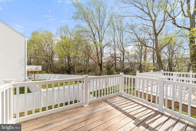 402 Monte Farm Rd, Mount Laurel, NJ 08054 - view of wooden deck