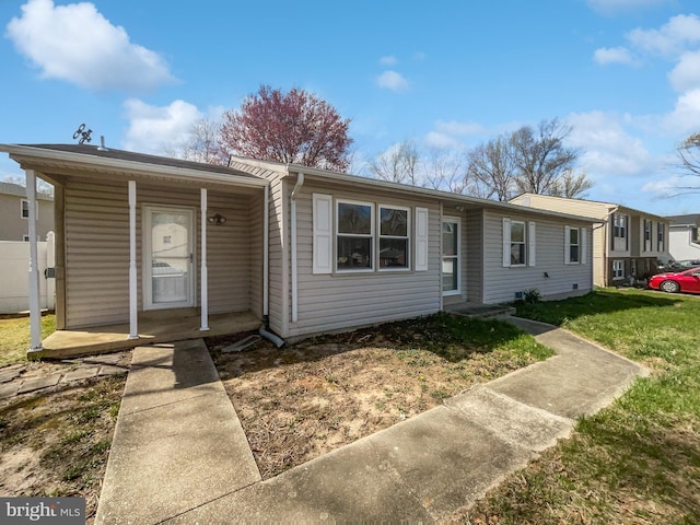 2115 Greenwood Dr, Waldorf, MD 20601 - view of front of house featuring a front lawn and covered porch