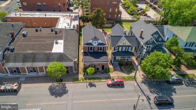 bird's eye view featuring a residential view
